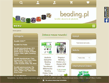 Tablet Screenshot of beading.com.pl